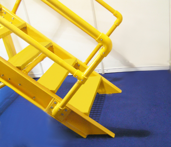 玻璃鋼踏步樓梯